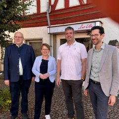 v.l.n.r. Helmut Maxeiner, Tanja Machalet, Marco Ludwig, Manuel Ligouri